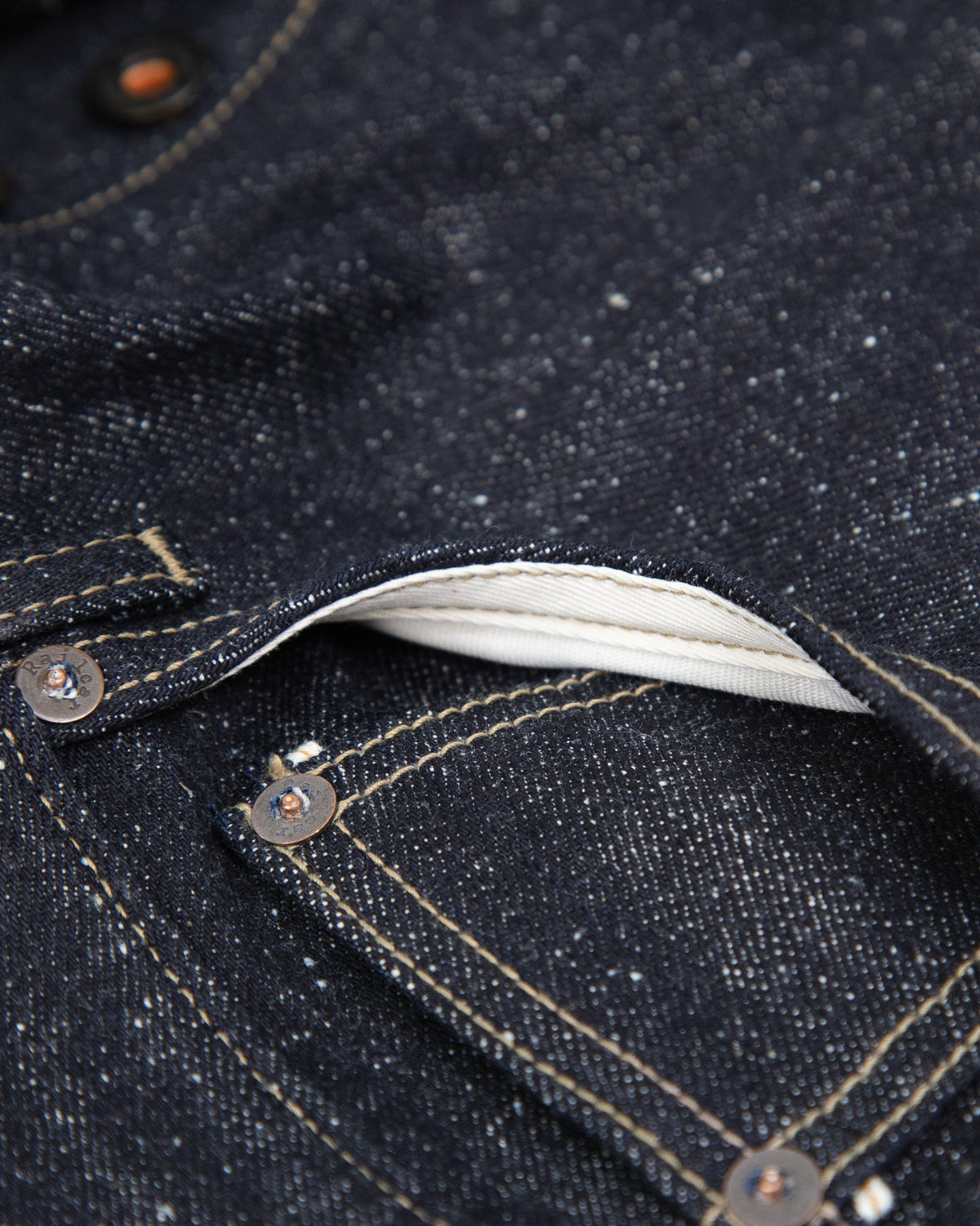 Switcher X123 Full Leg, Wide Leg Fit 15 Oz Super Nep Indigo Selvedge