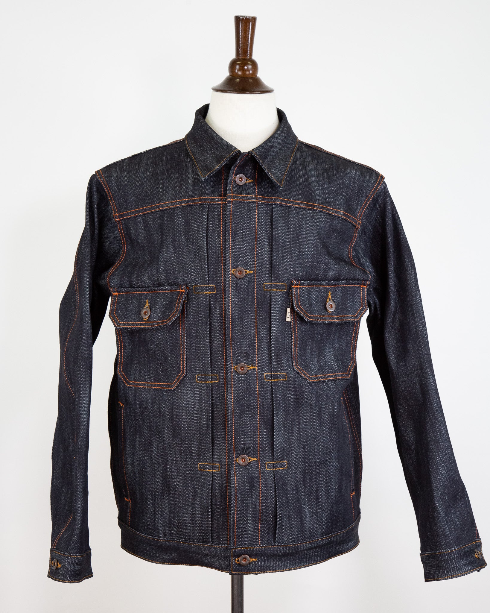 X124 Slub Indigo Type 1  front