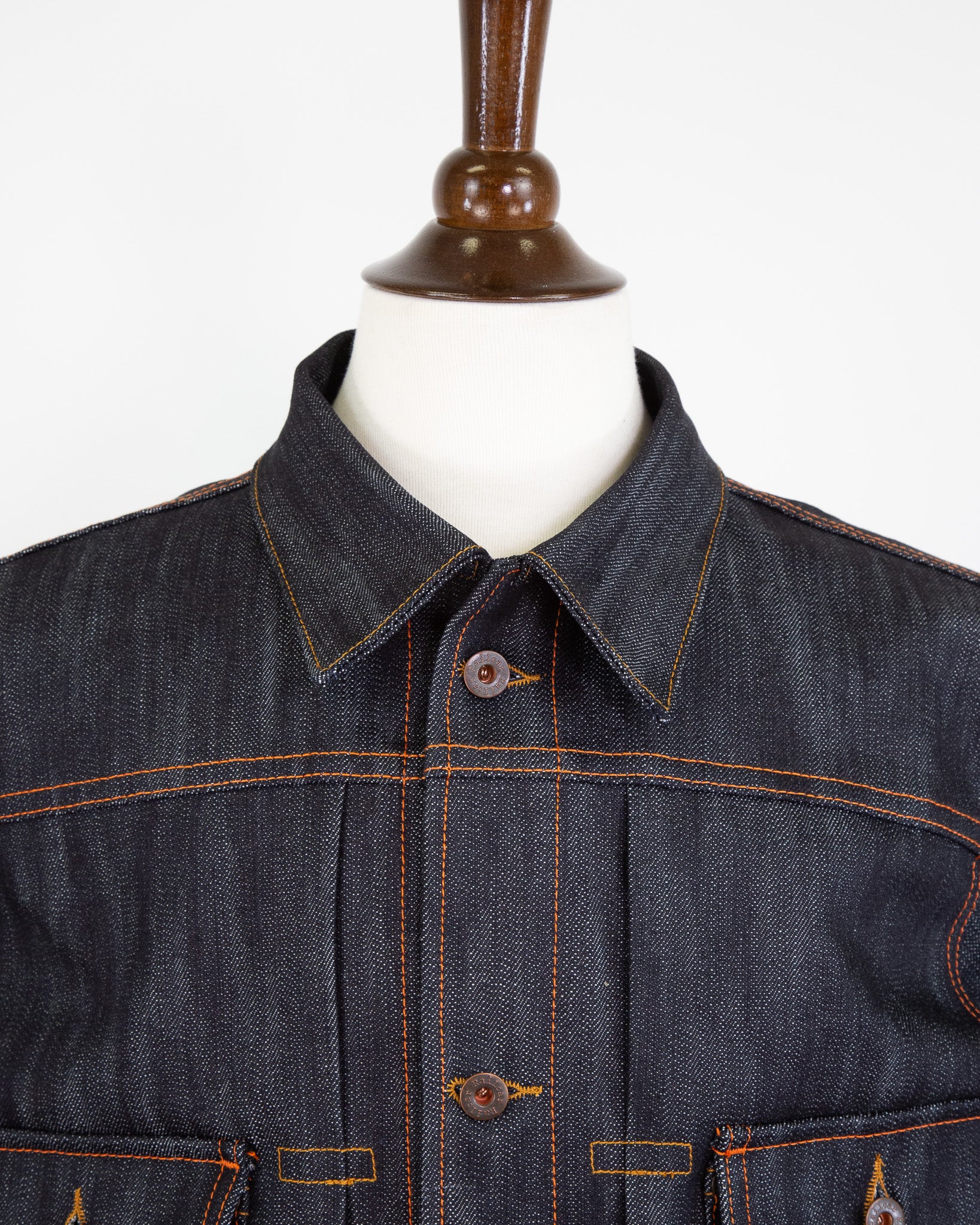 X124 Slub Indigo Type 1  top