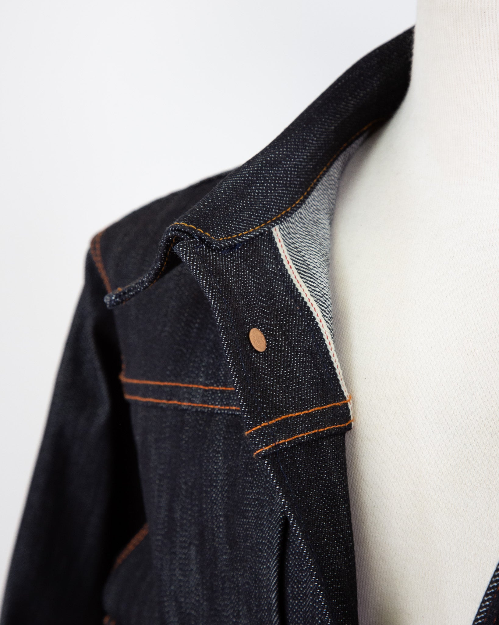 X124 Slub Indigo Type 1  inside