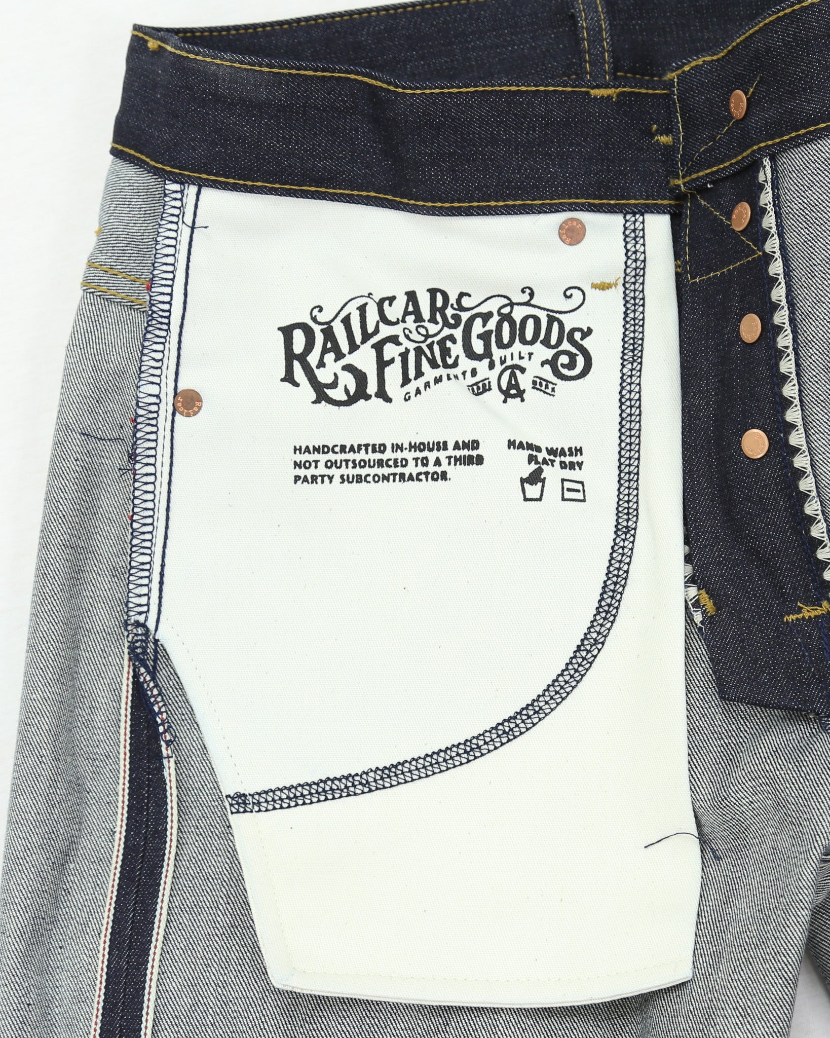 Rebels X110 Modern Straight Leg 13.5 Oz Classic Indigo Selvedge