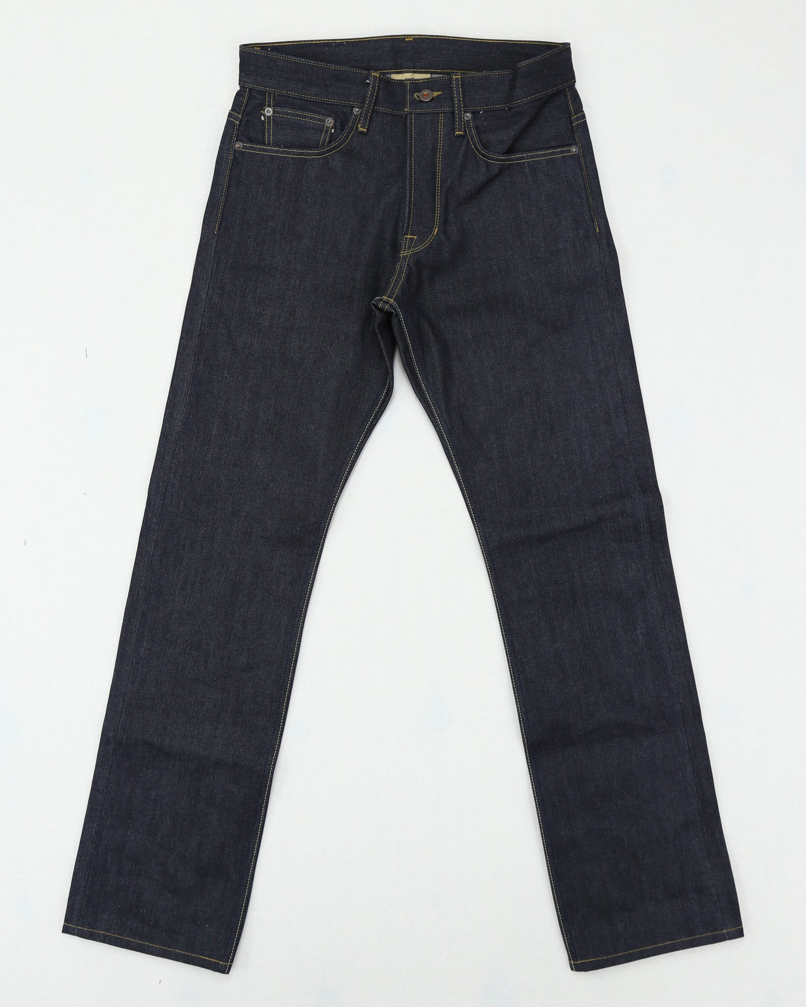 Relco Texas Selvedge Denim Jeans – Men's Straight Leg Biker/Rockabilly Raw Look