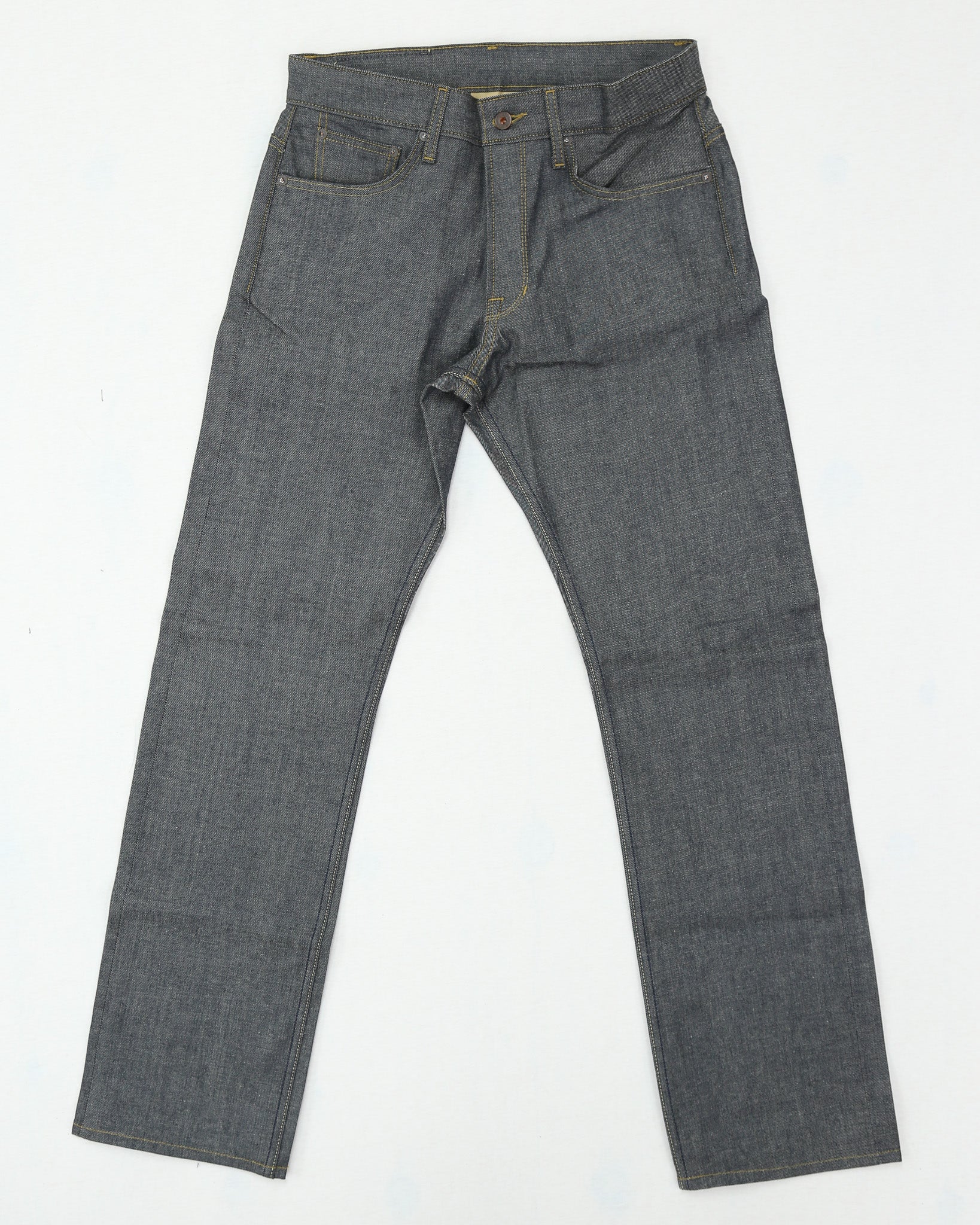 Rebels X102 Stretch Modern Straight Leg Candiani Gray Warp White Weft Selvedge