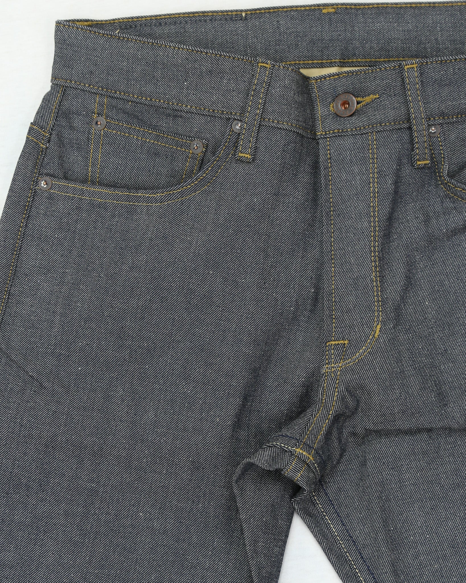 Rebels X102 Stretch Modern Straight Leg Candiani Gray Warp White Weft Selvedge