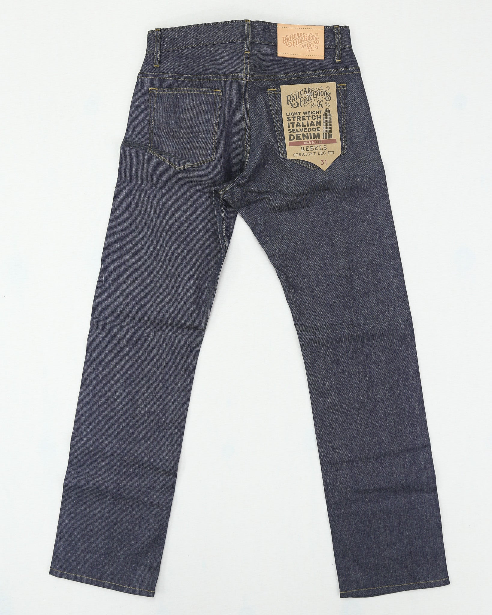 Rebels X103 Modern Straight Leg Candiani Indigo