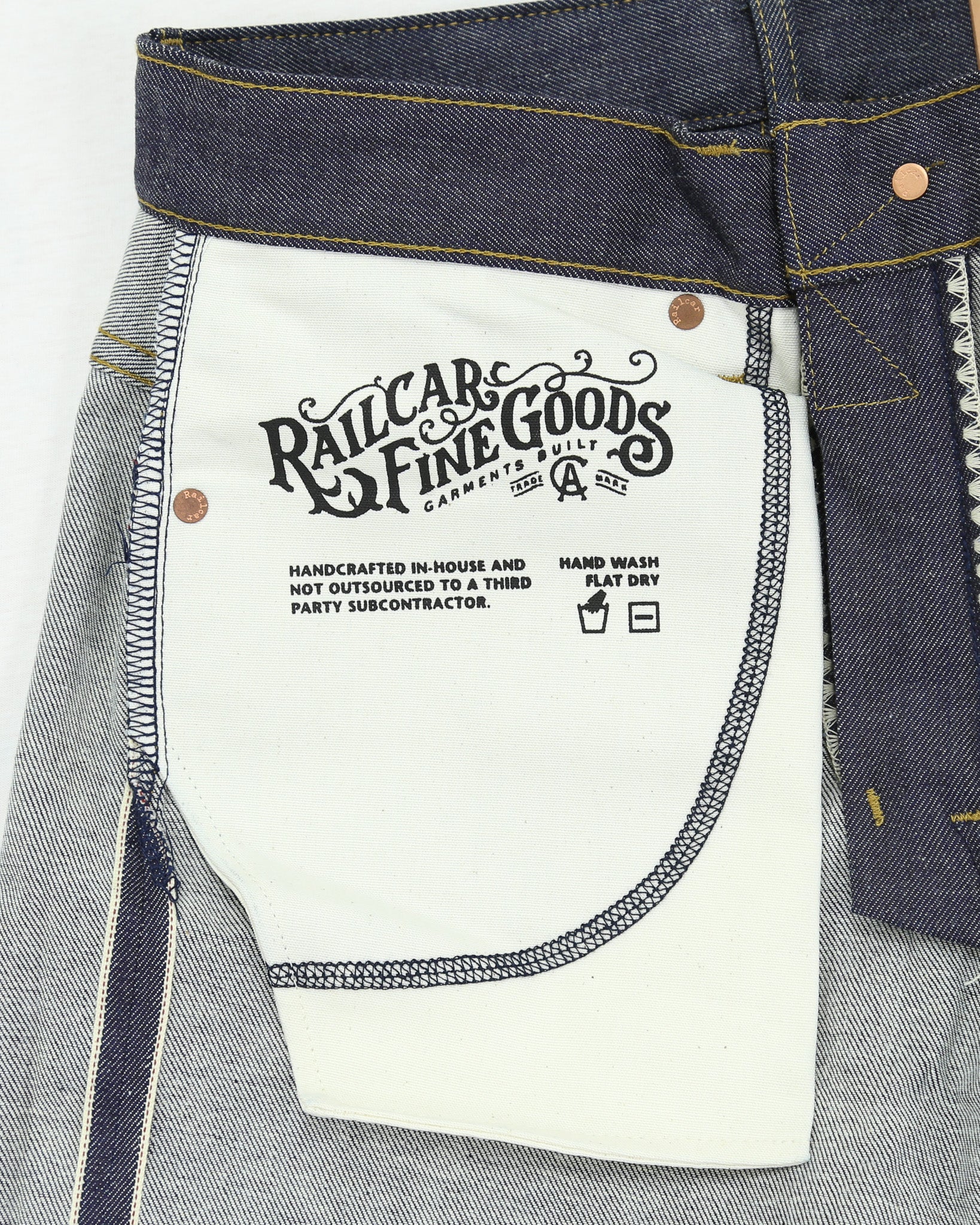 Rebels X103 Modern Straight Leg Candiani Indigo