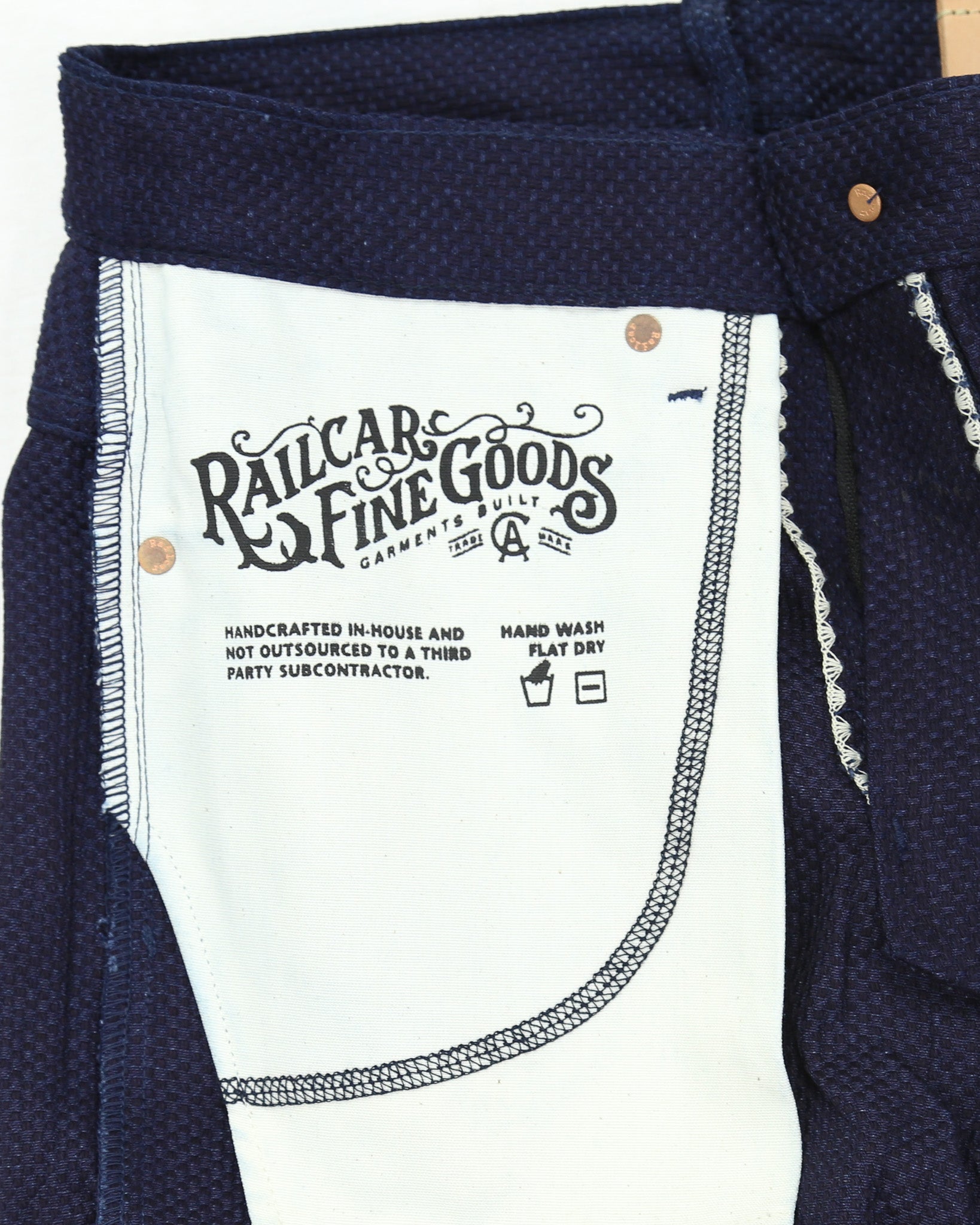 Rebels Sashiko Modern Straight Leg 12 Oz Indigo