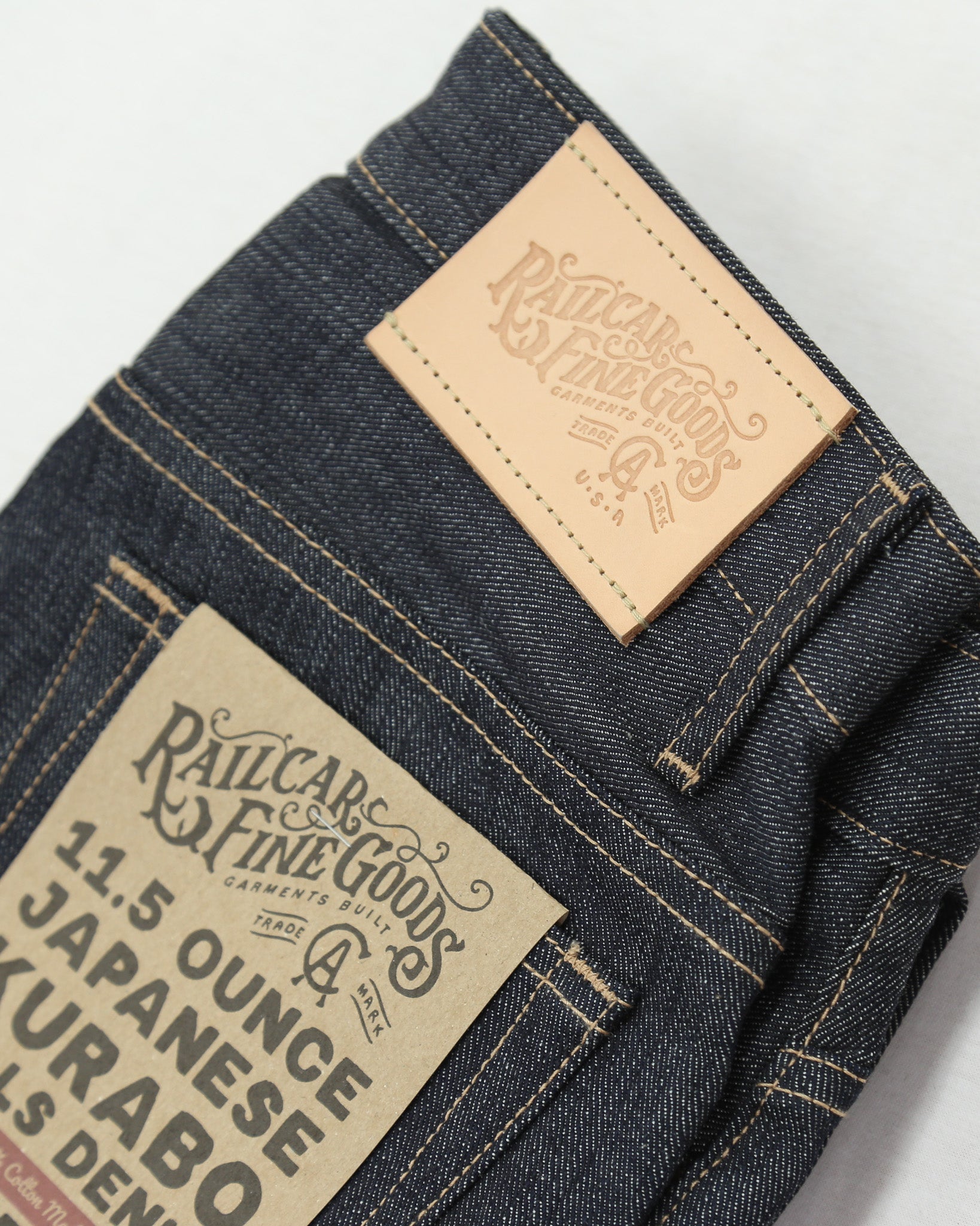 Rebels Kurabo Mills Modern Straight Leg 11.5 Oz Japanese Slub Denim