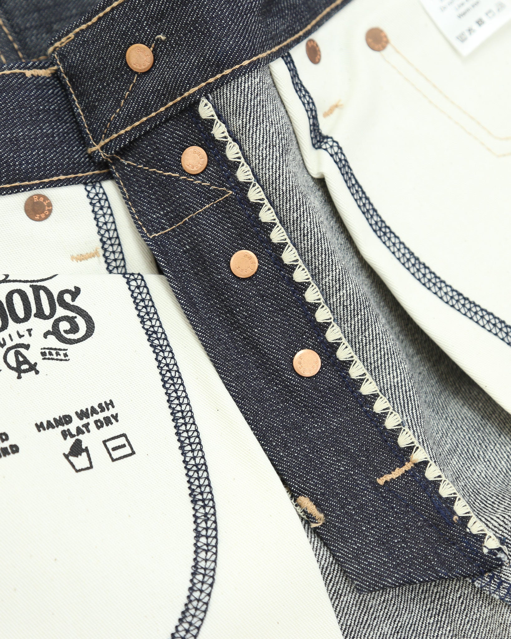 Rebels Kurabo Mills Modern Straight Leg 11.5 Oz Japanese Slub Denim