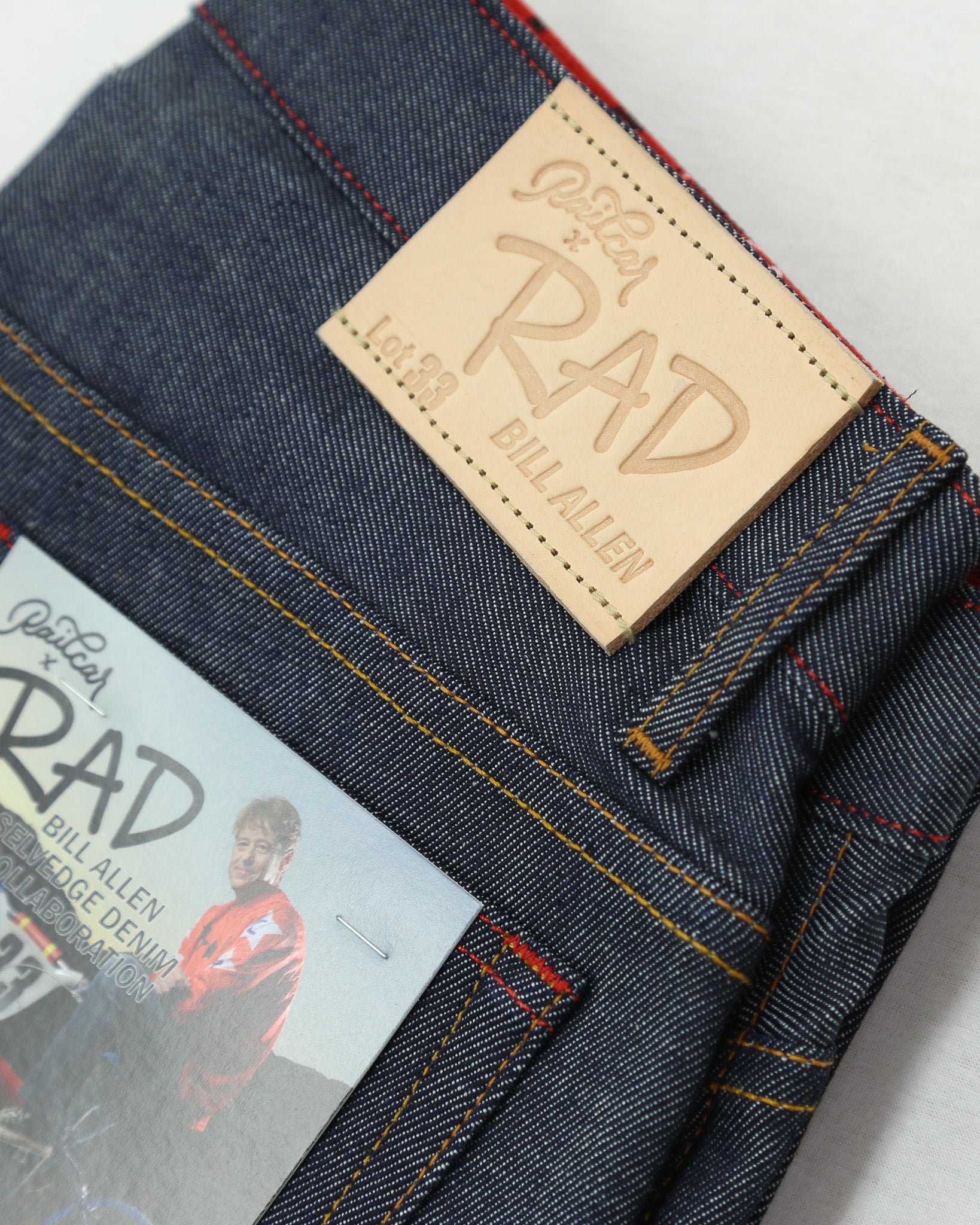 Railcar X Rad Bill Allen Collaboration #2 12 Ounce Indigo Recycled Fibers Selvedge