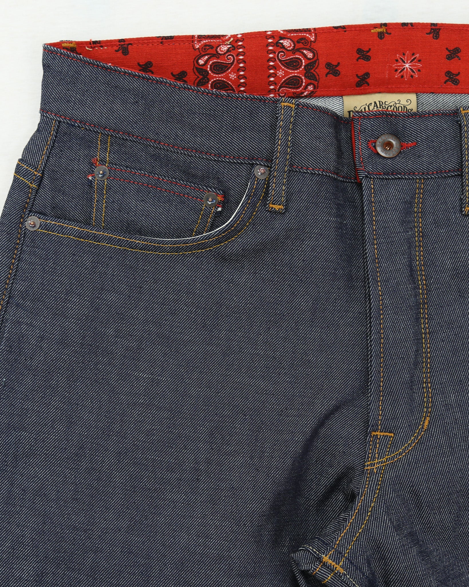 Railcar X Rad Bill Allen Collaboration #2 12 Ounce Indigo Recycled Fibers Selvedge