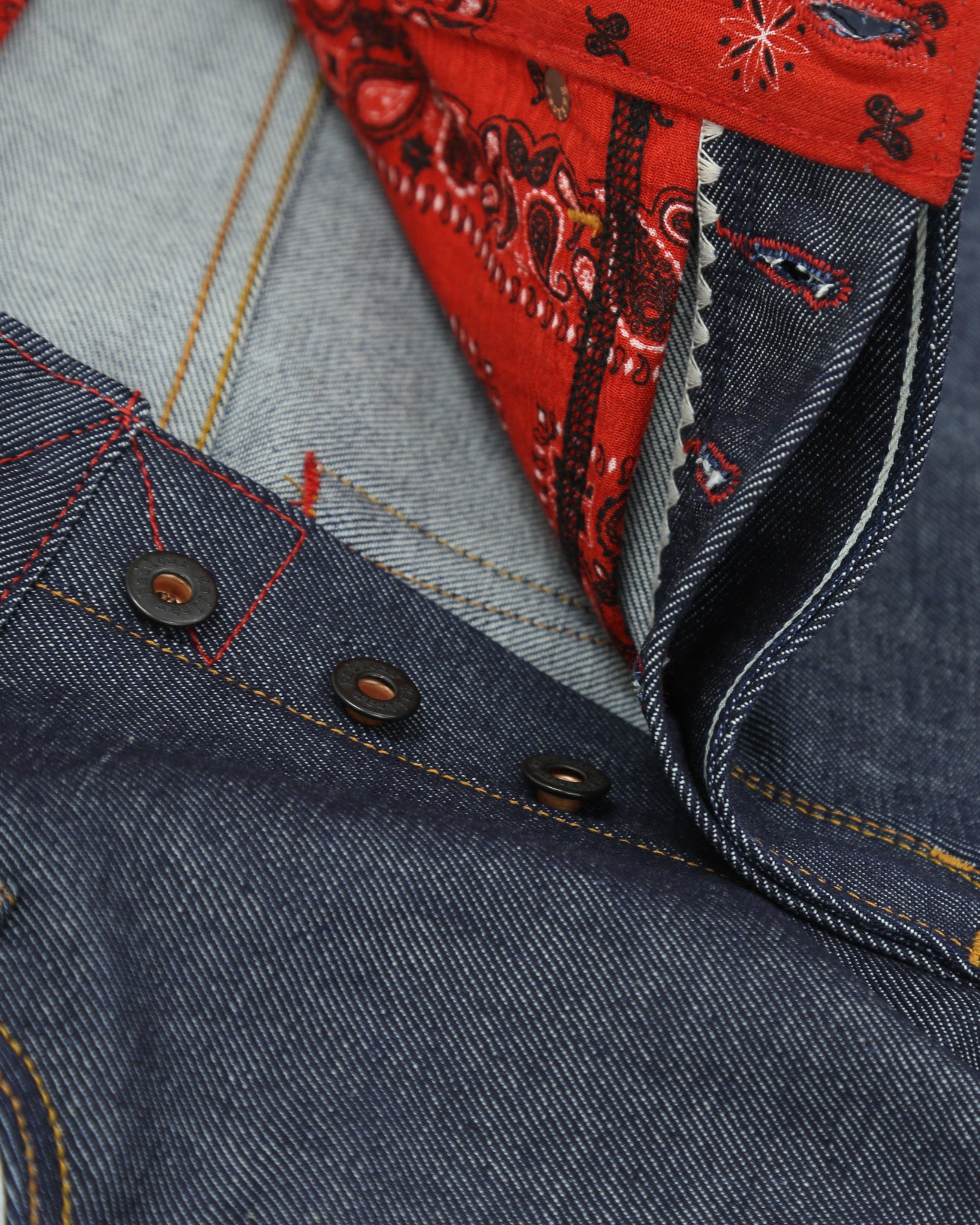 Railcar X Rad Bill Allen Collaboration #2 12 Ounce Indigo Recycled Fibers Selvedge