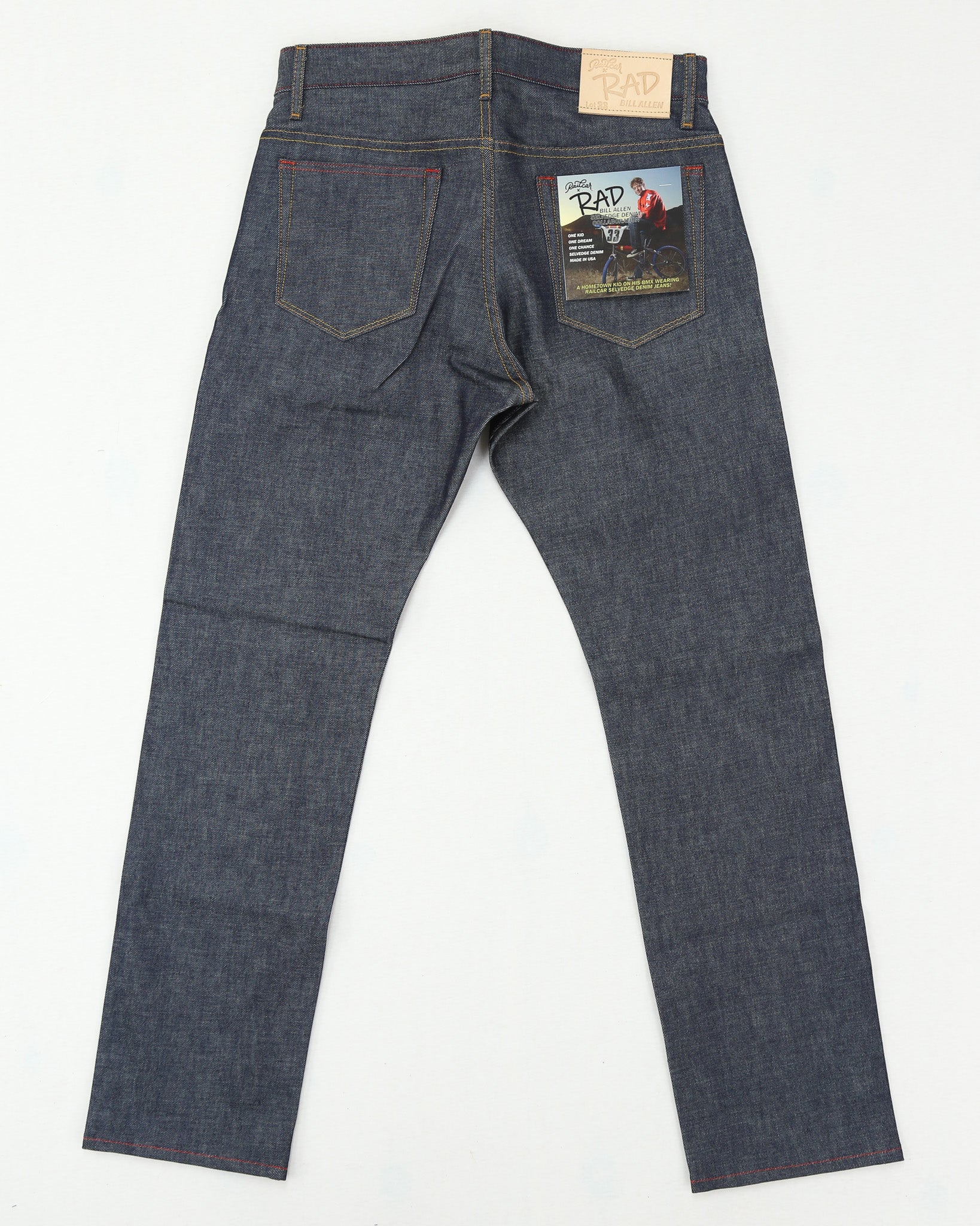 Railcar X Rad Bill Allen Collaboration #2 12 Ounce Indigo Recycled Fibers Selvedge
