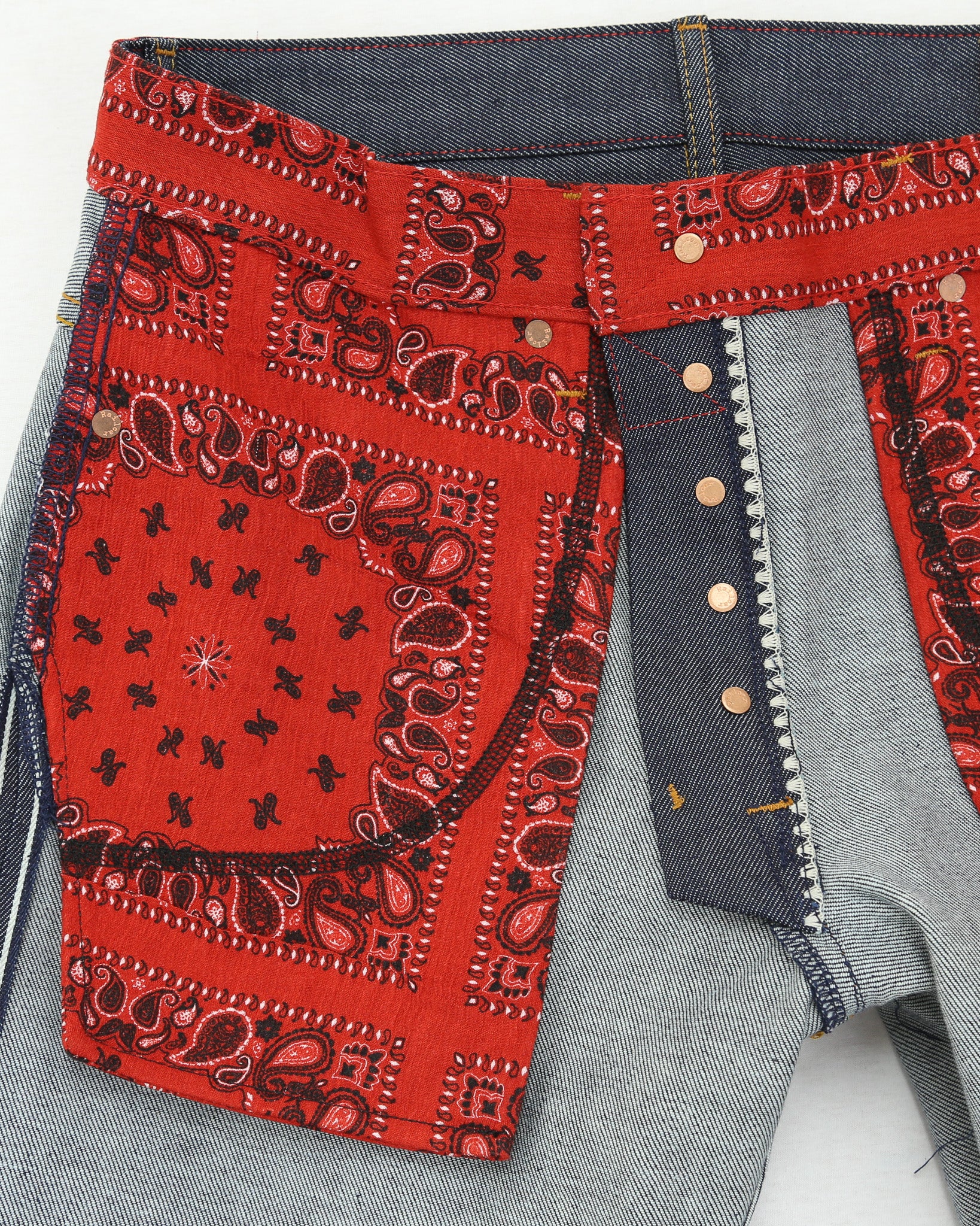 Railcar X Rad Bill Allen Collaboration #2 12 Ounce Indigo Recycled Fibers Selvedge