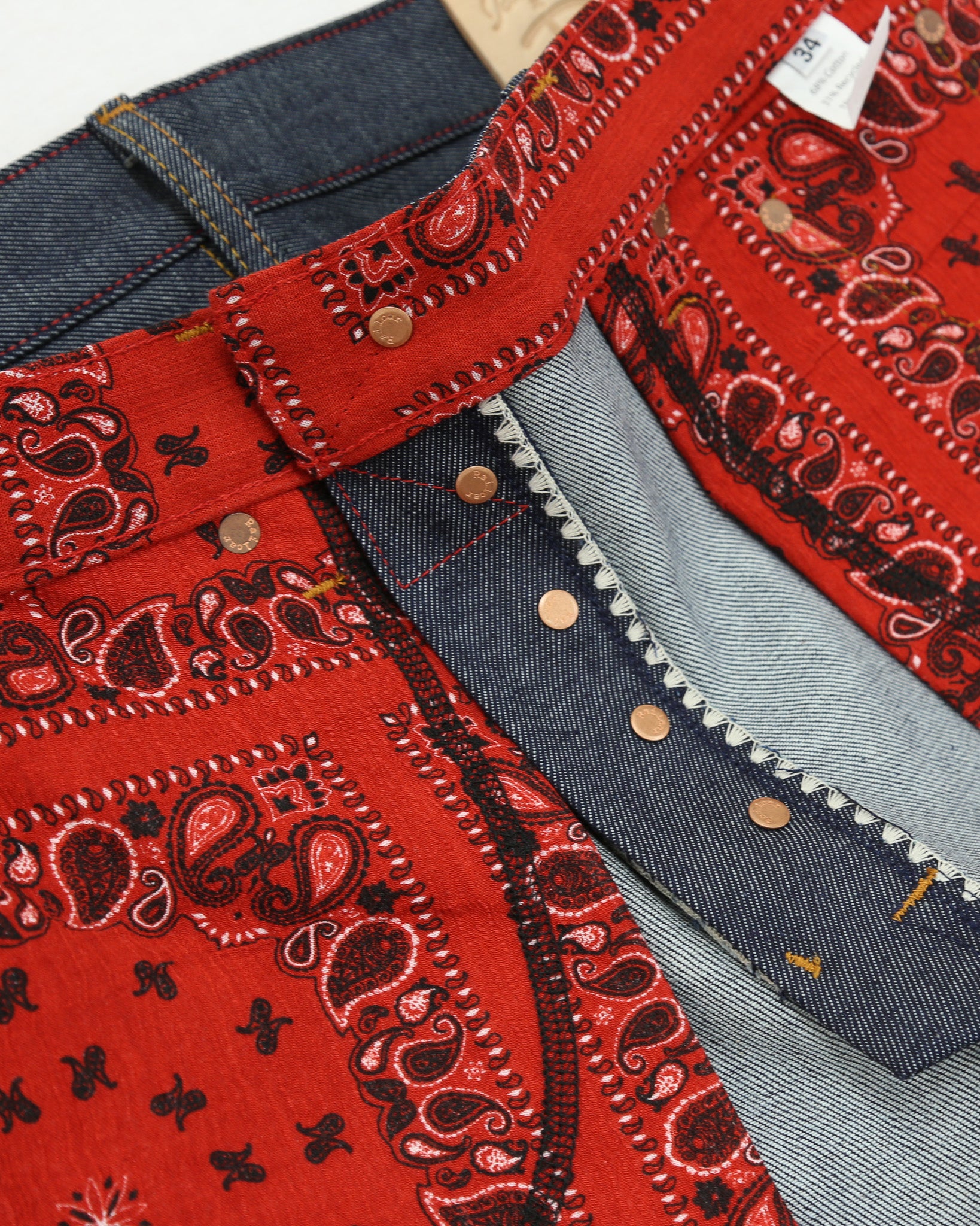 Railcar X Rad Bill Allen Collaboration #2 12 Ounce Indigo Recycled Fibers Selvedge