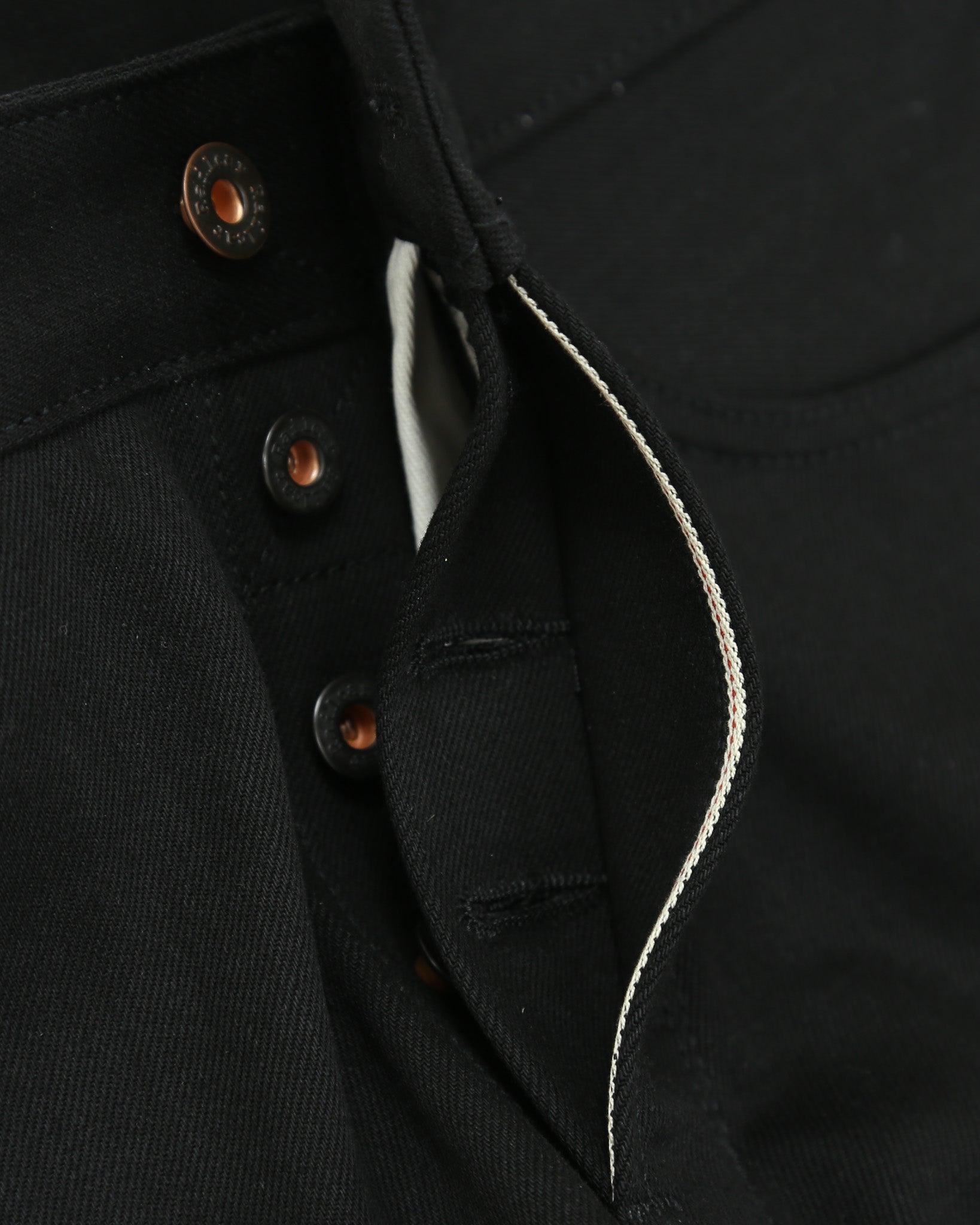 Rebels X111 Modern Straight Leg 13.5 Oz Double Black Selvedge