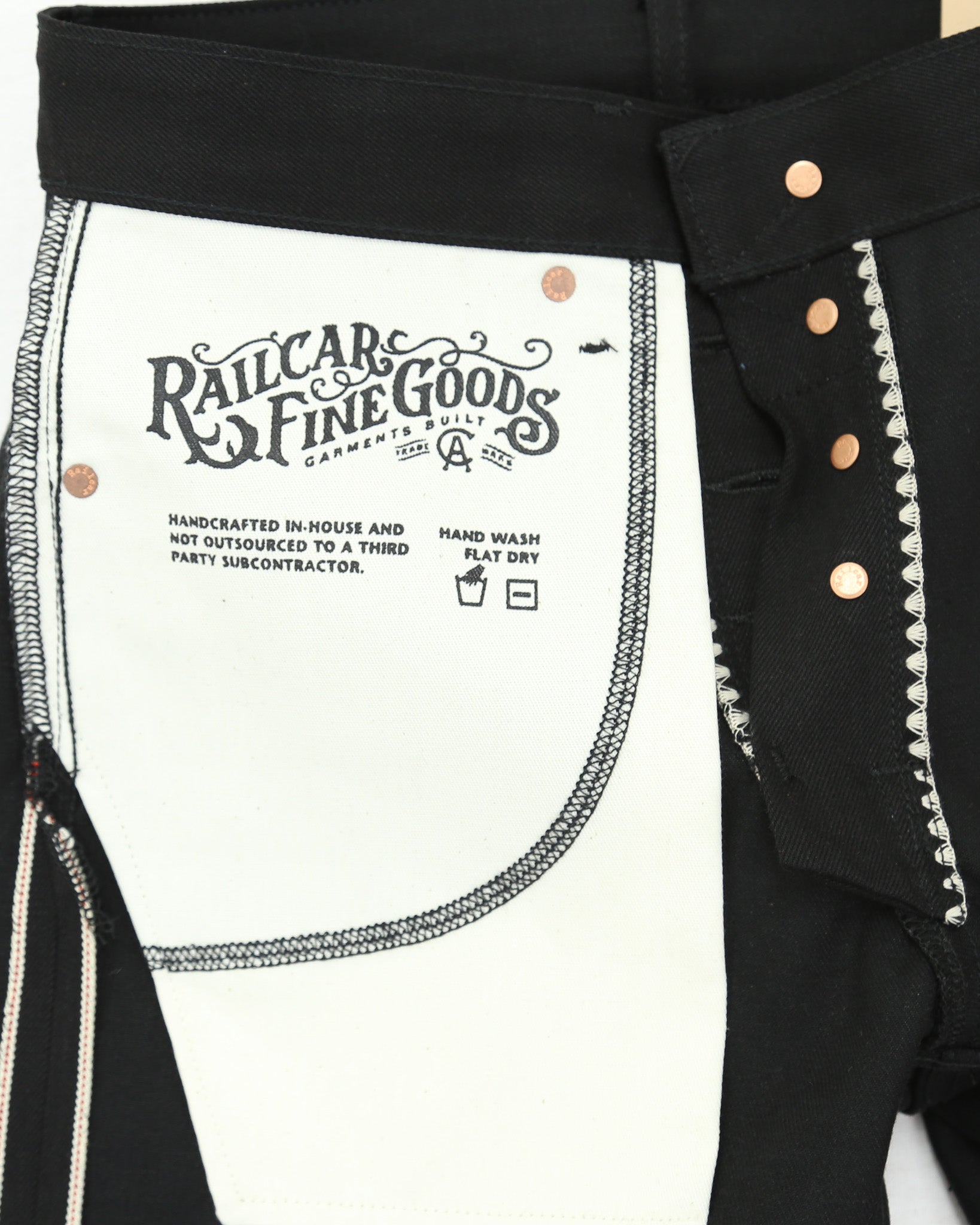 Rebels X111 Modern Straight Leg 13.5 Oz Double Black Selvedge