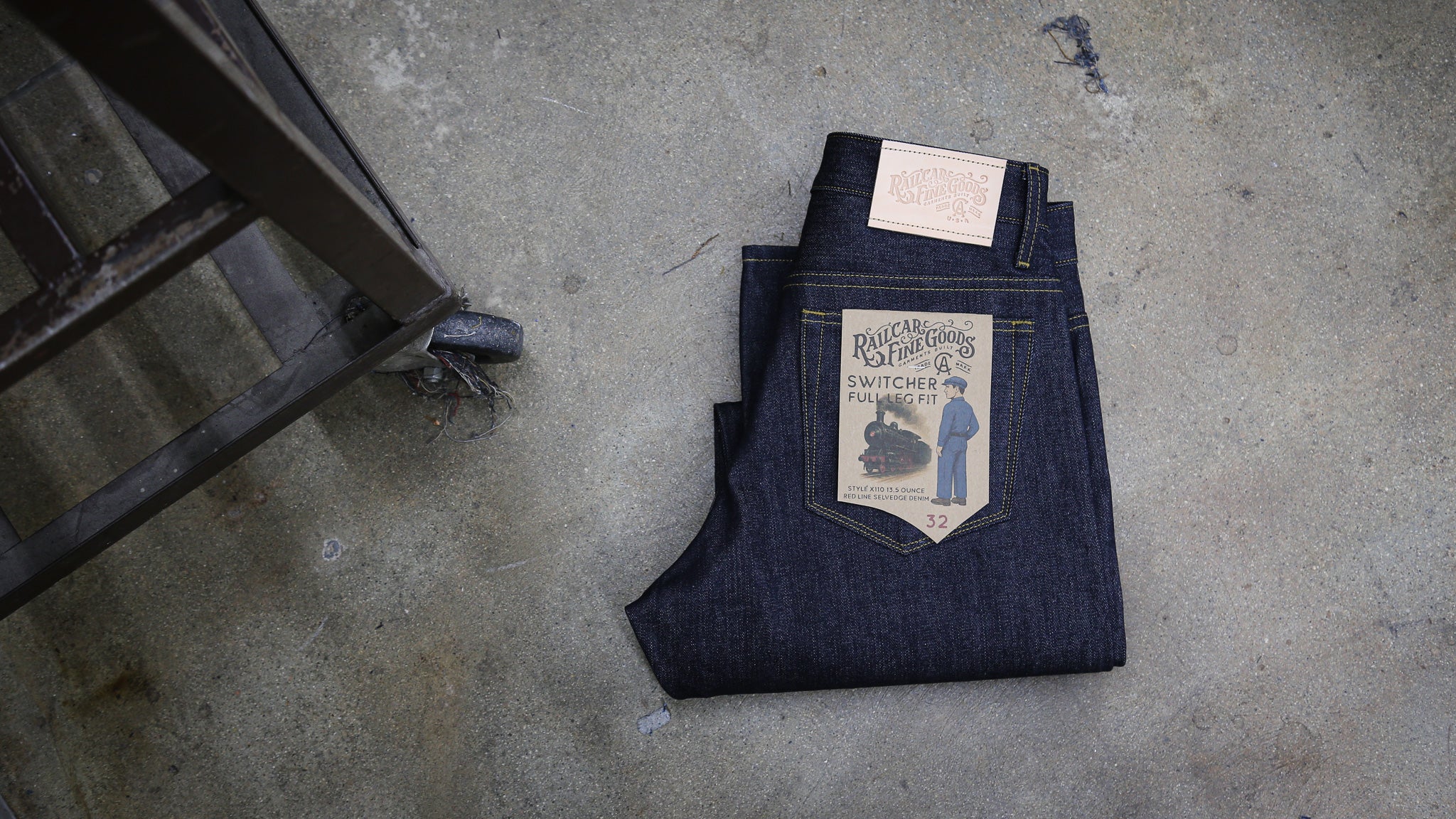 Men's Denim Switcher raw denim fit