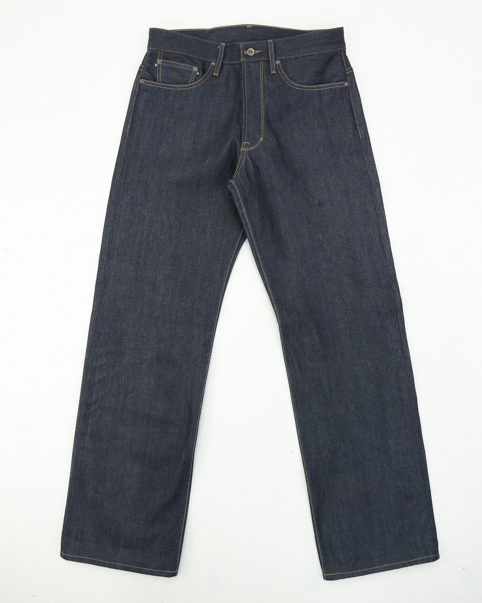 Switcher full leg wide leg selvedge raw denim jeans