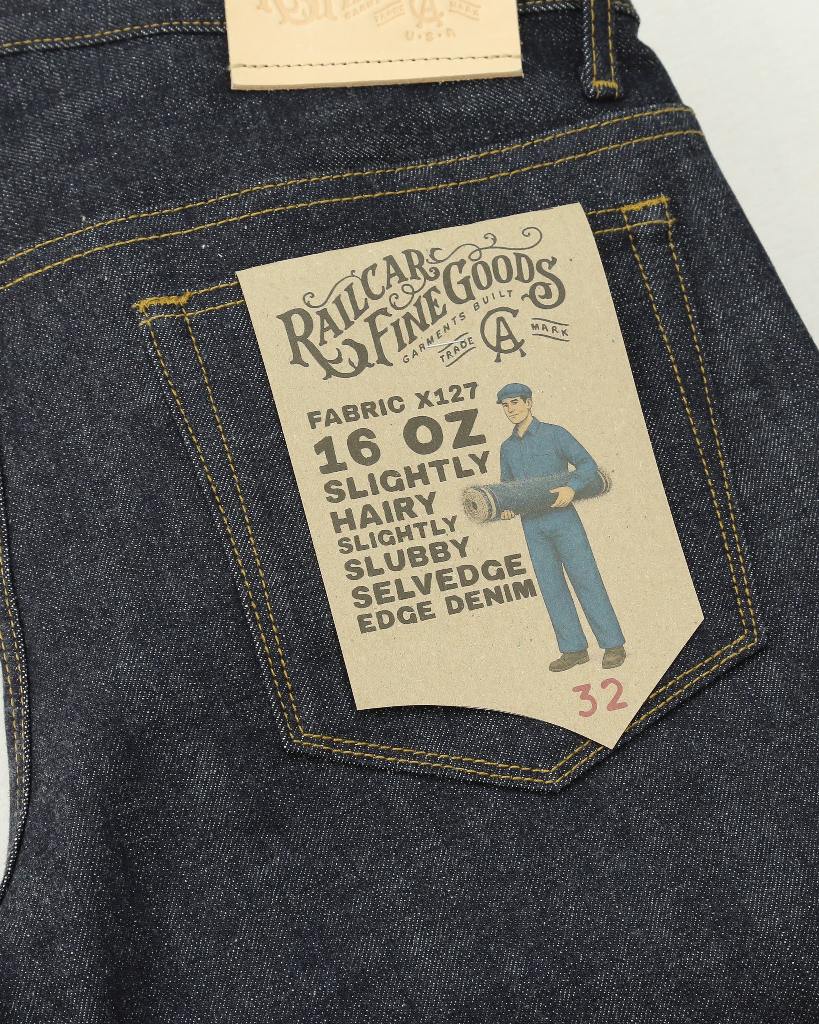 Switcher selvedge raw denim