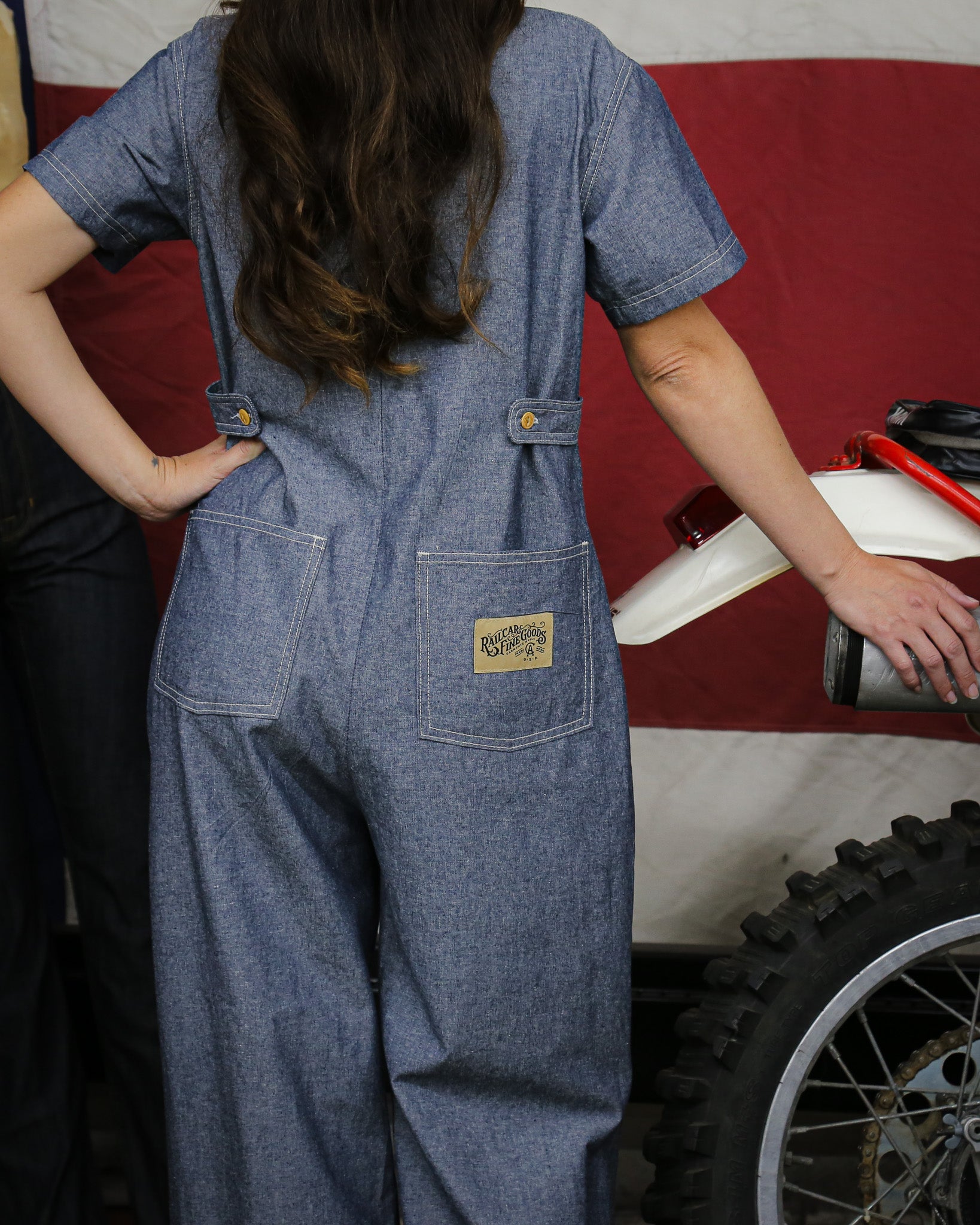 Women's Jumpsuit Indigo Chambray (Preorder)