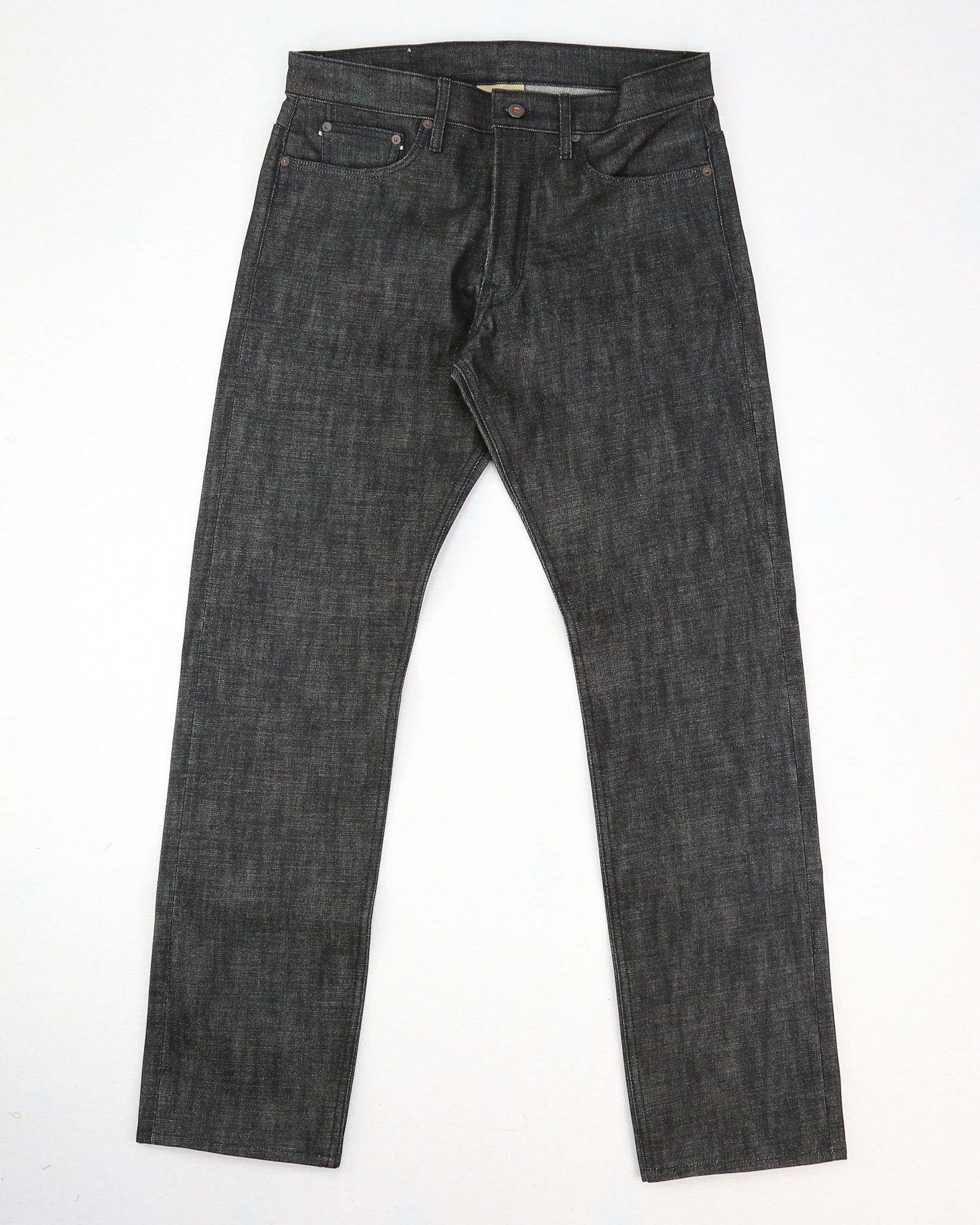 Black Warp White Weft Selvedge