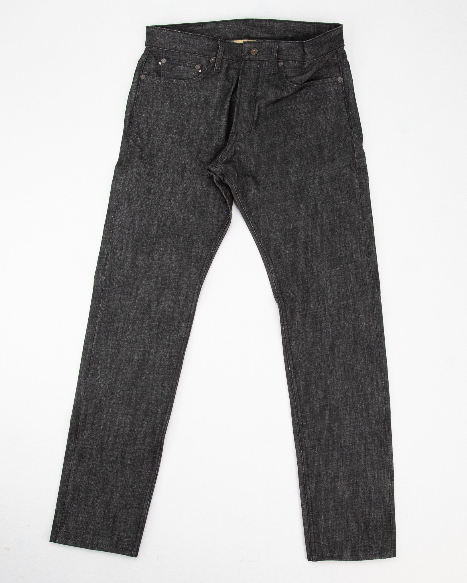 Black Warp White Weft Selvedge
