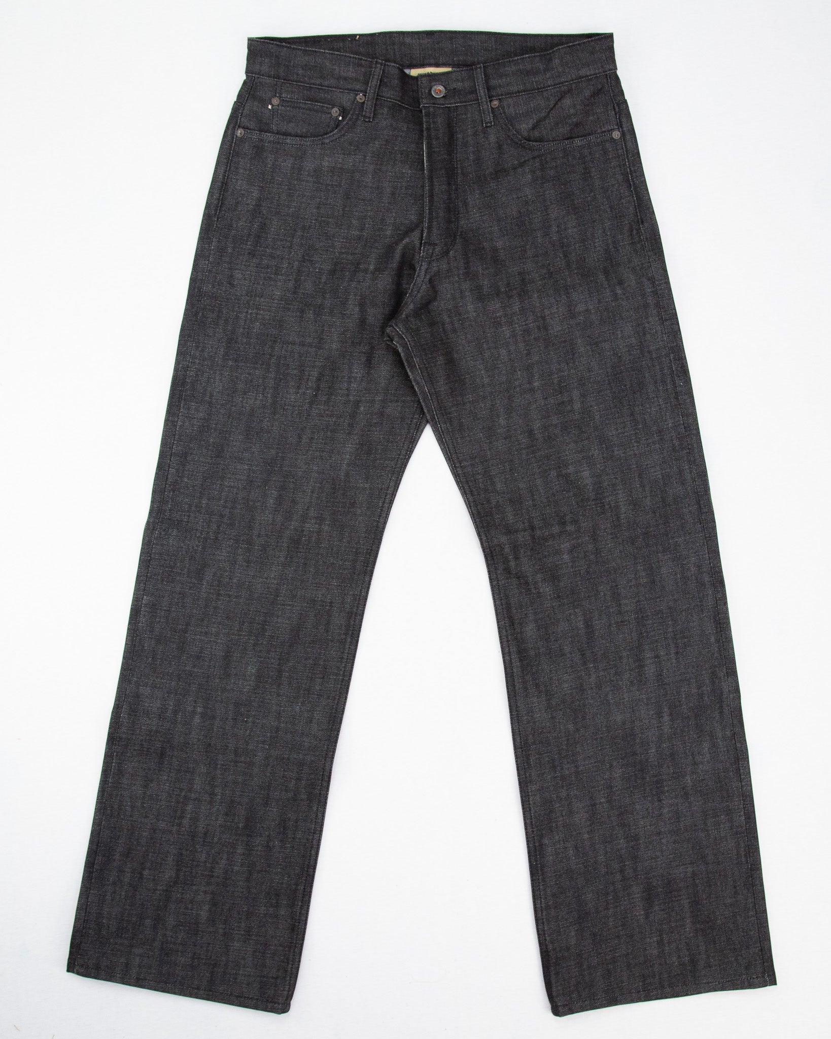 Black Warp White Weft Selvedge