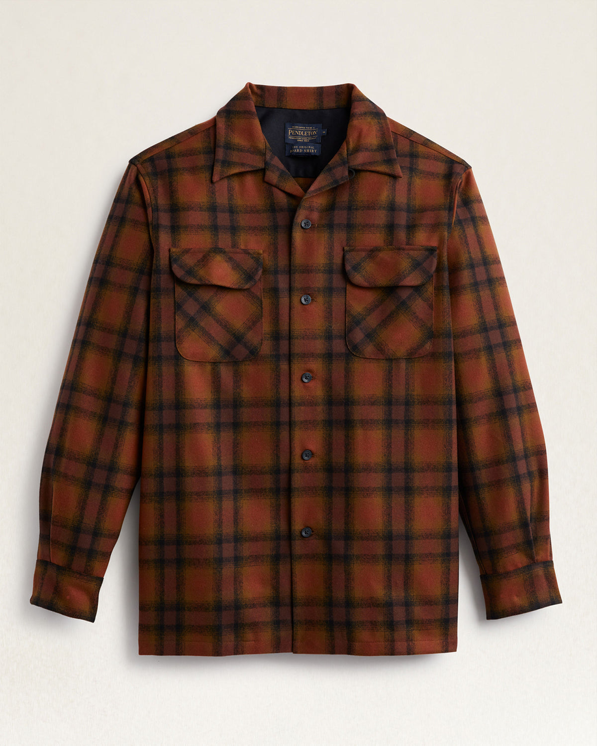 Pendleton Men's Board Shirt Brown/Brick Ombre RA790-32593