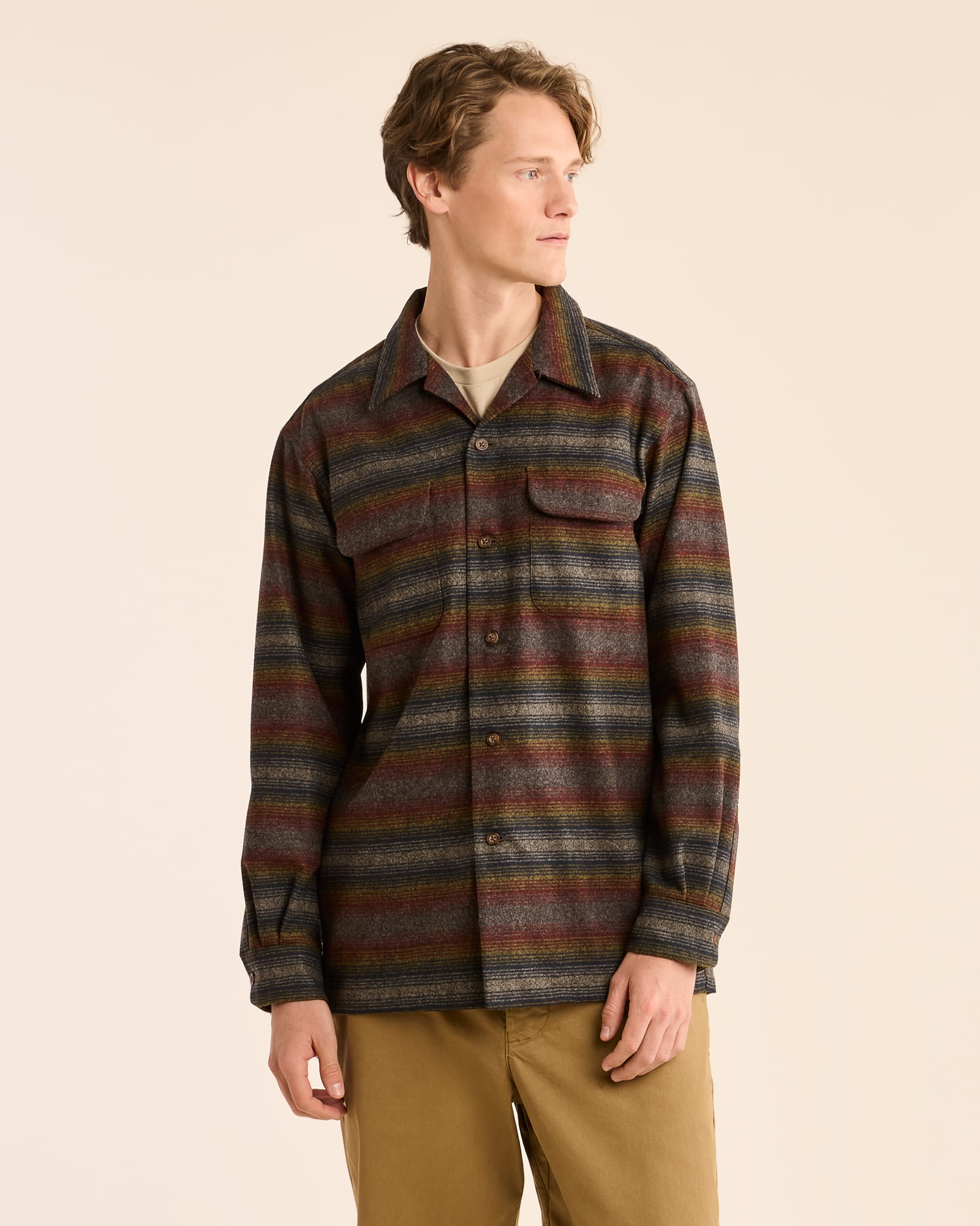 Board Shirt Multi Ombre Stripe