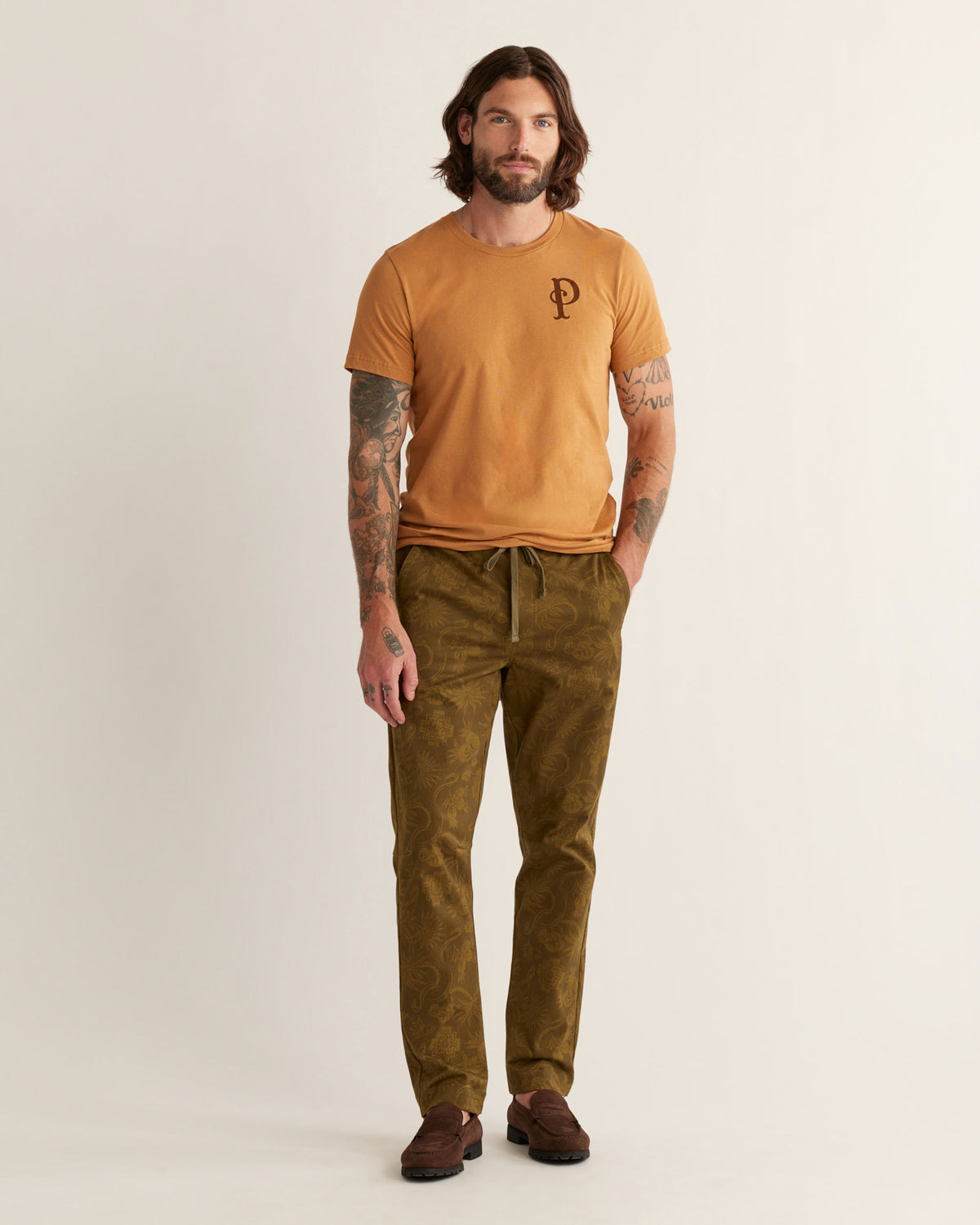 Paddle Graphic Tee Toast Brown