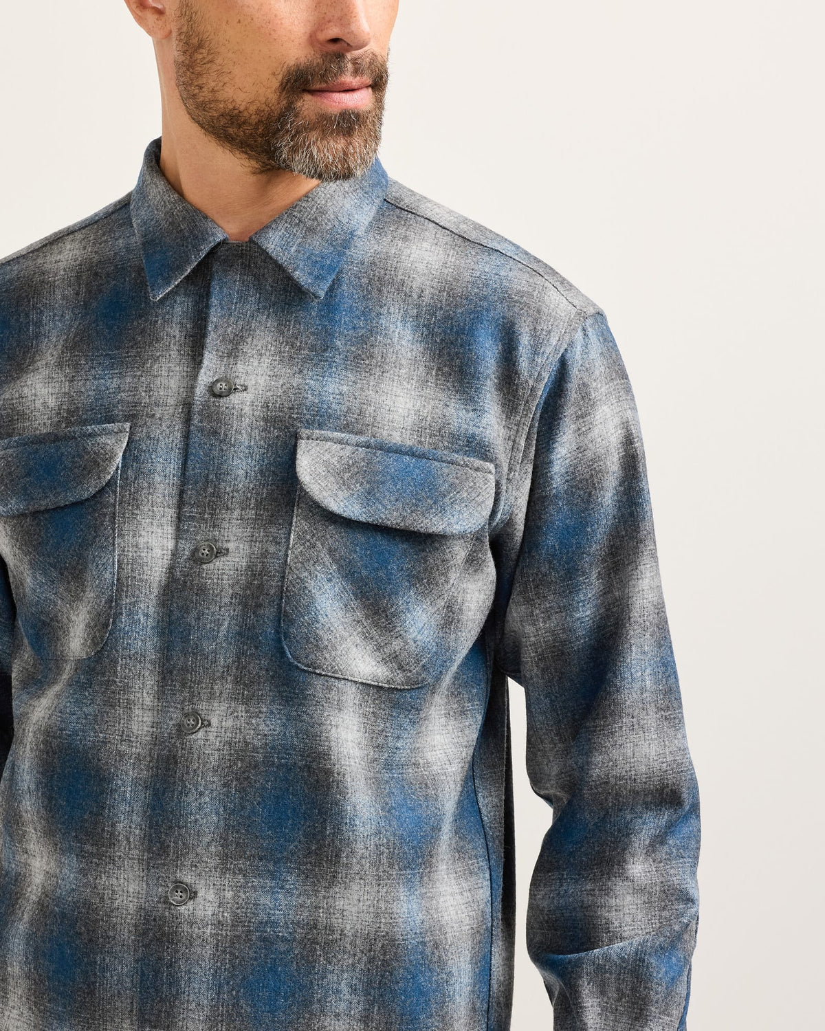 Pendleton Men's Board Shirt - Grey/Blue RA790-32819