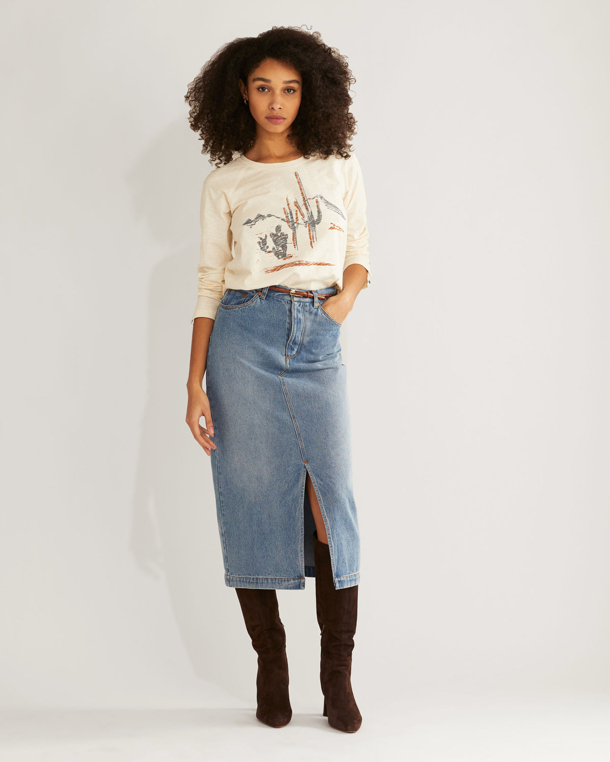 Long Sleeve Western Graphic Tee
