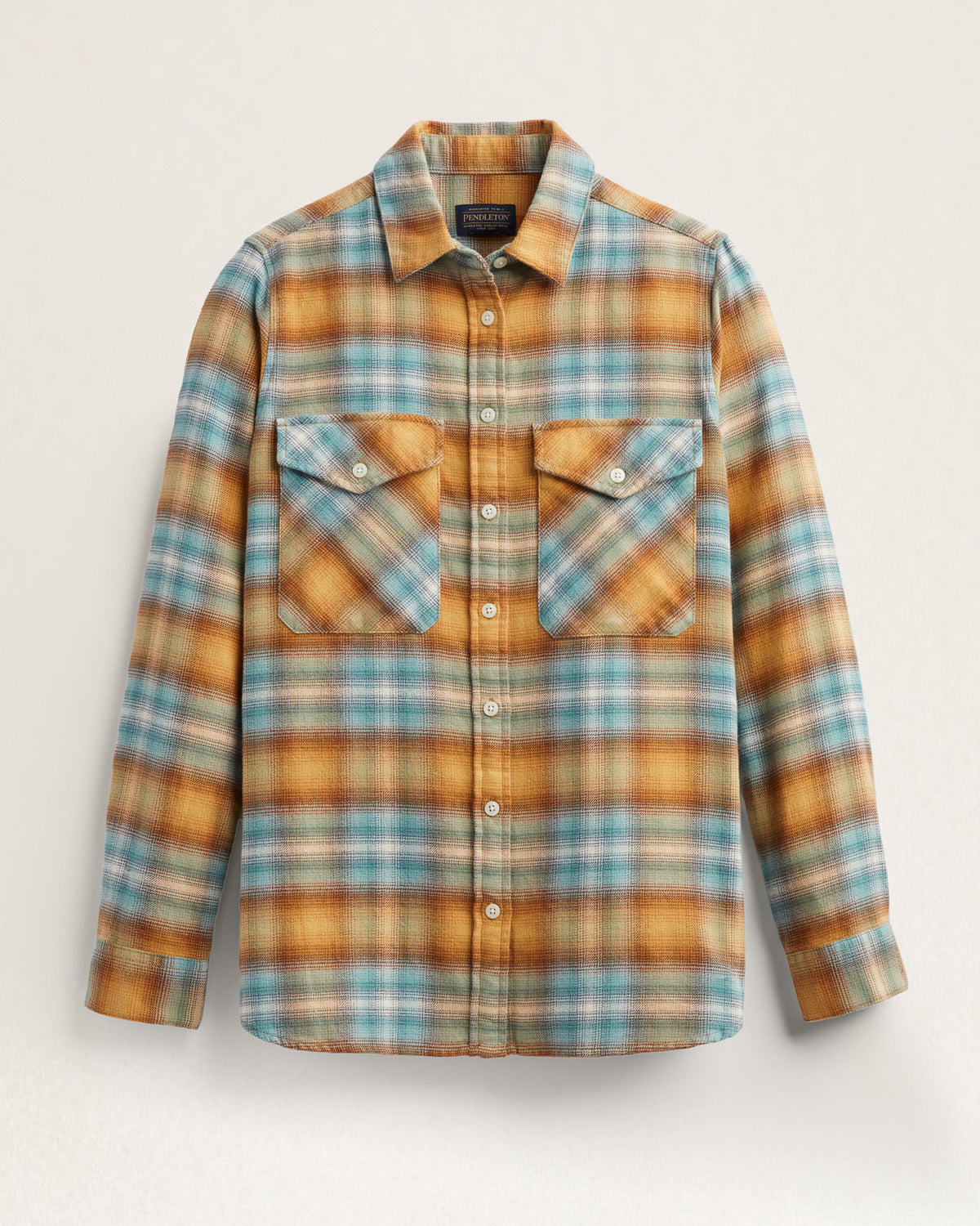 Madison Double Brushed Flannel Shirt Multi Plaid