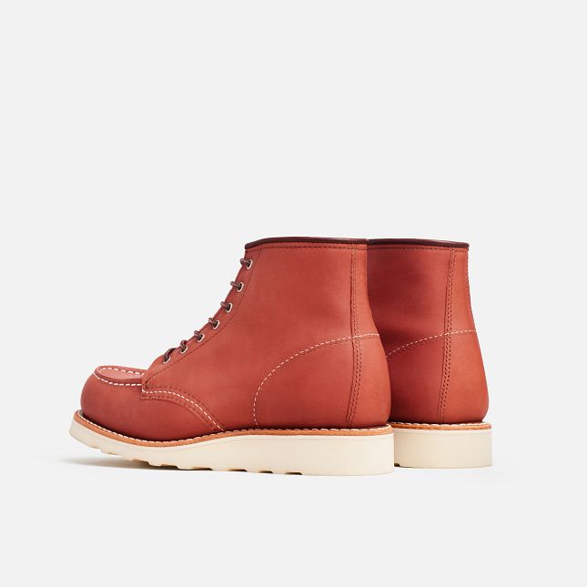 Red Wing Women's Classic Moc Short Boot in Auburn Legacy Leather