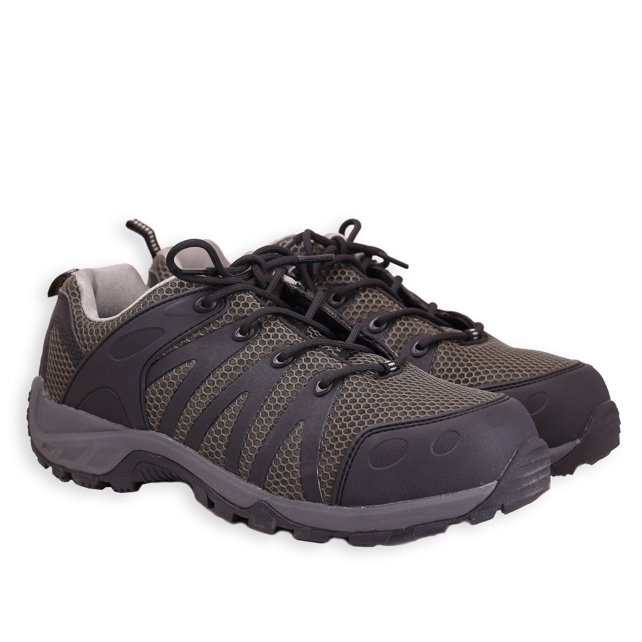 Front Angle of WOLVERINE WORK AMHERST LOW CUT COMPOSITE TOE EH