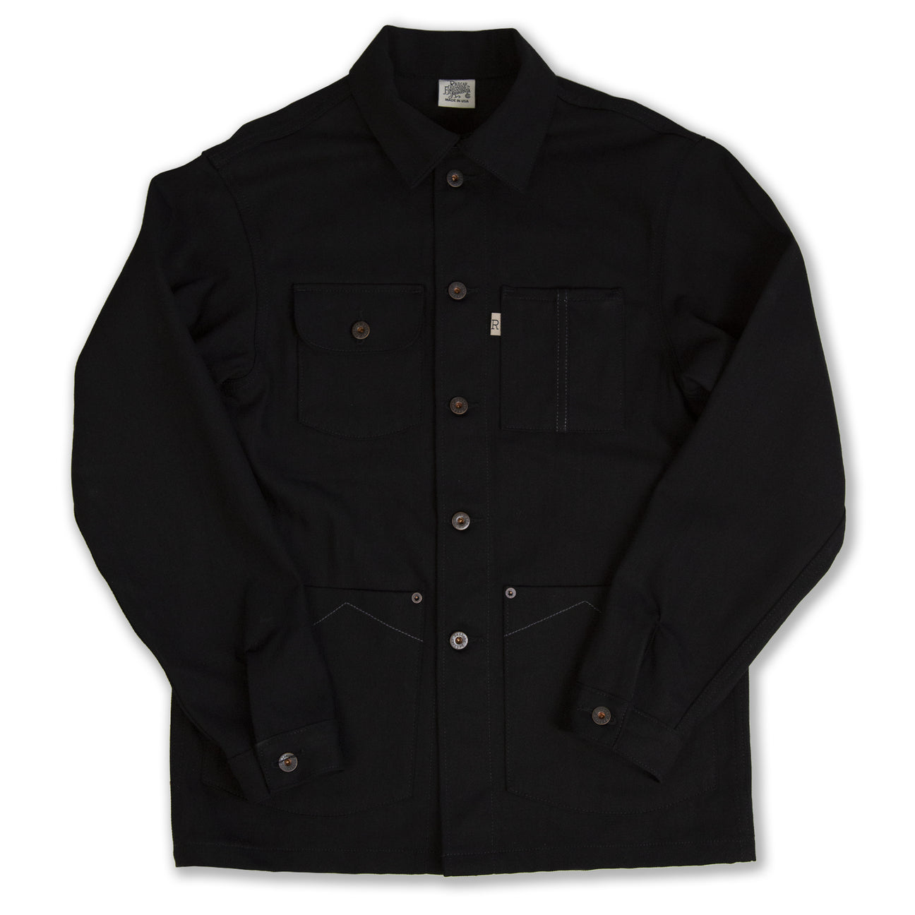 Chore Coat Black Denim – Railcar Fine Goods